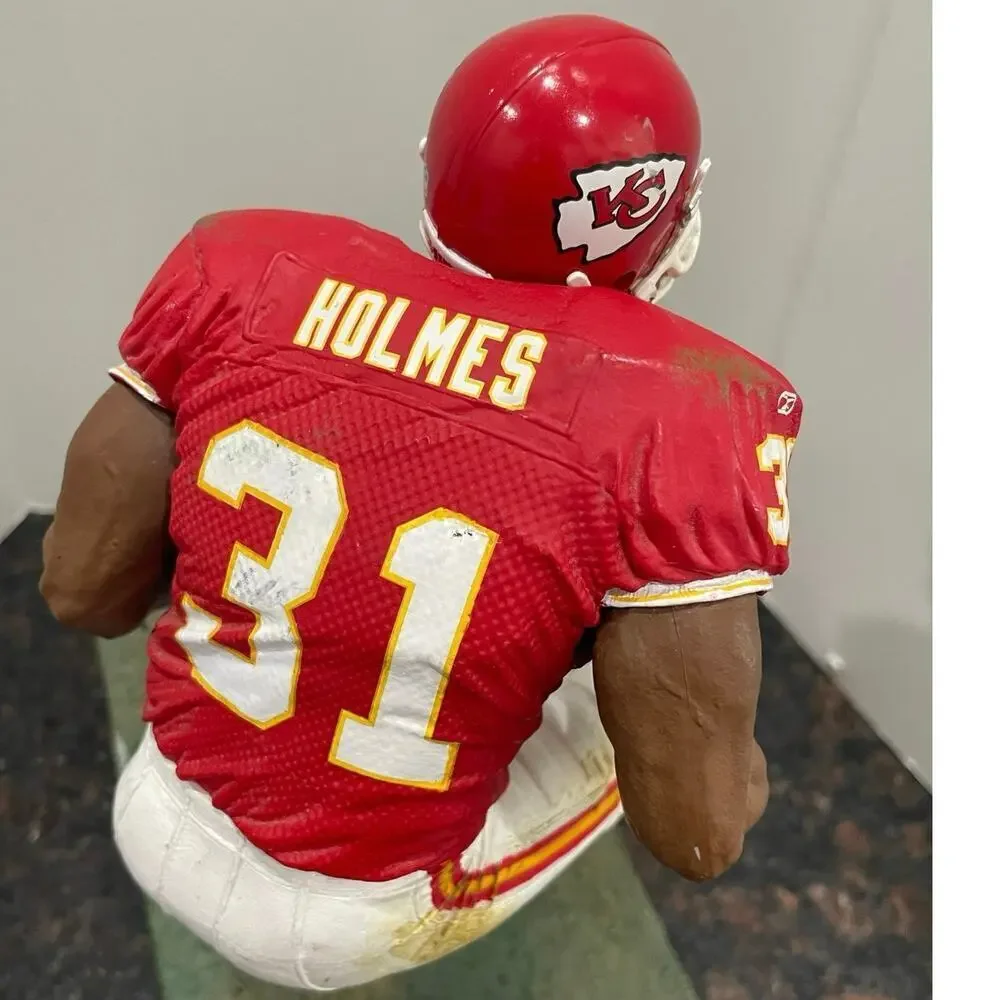 NFL KANSAS CITY CHIEFS #31 PRIEST HOLMES 11’FIGURE RED JERSEY 2004 COLLECTIBLE - Picture 2 of 16
